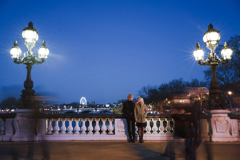 séance couple paris pont alexandre III