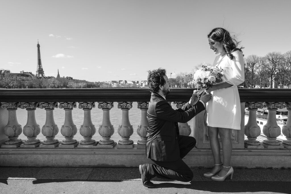 séance couple paris pont alexandre III